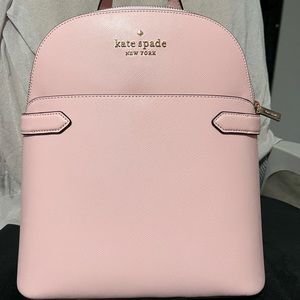 Dome backpack - Saffiano leather chalk Pink